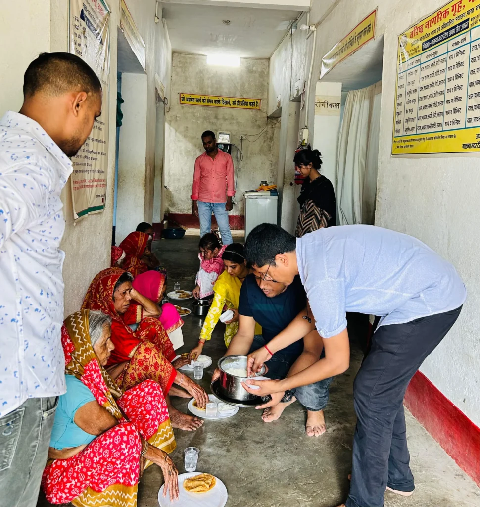 Helping Hand Nalanda Connects with Mothers at Local Old Age Home