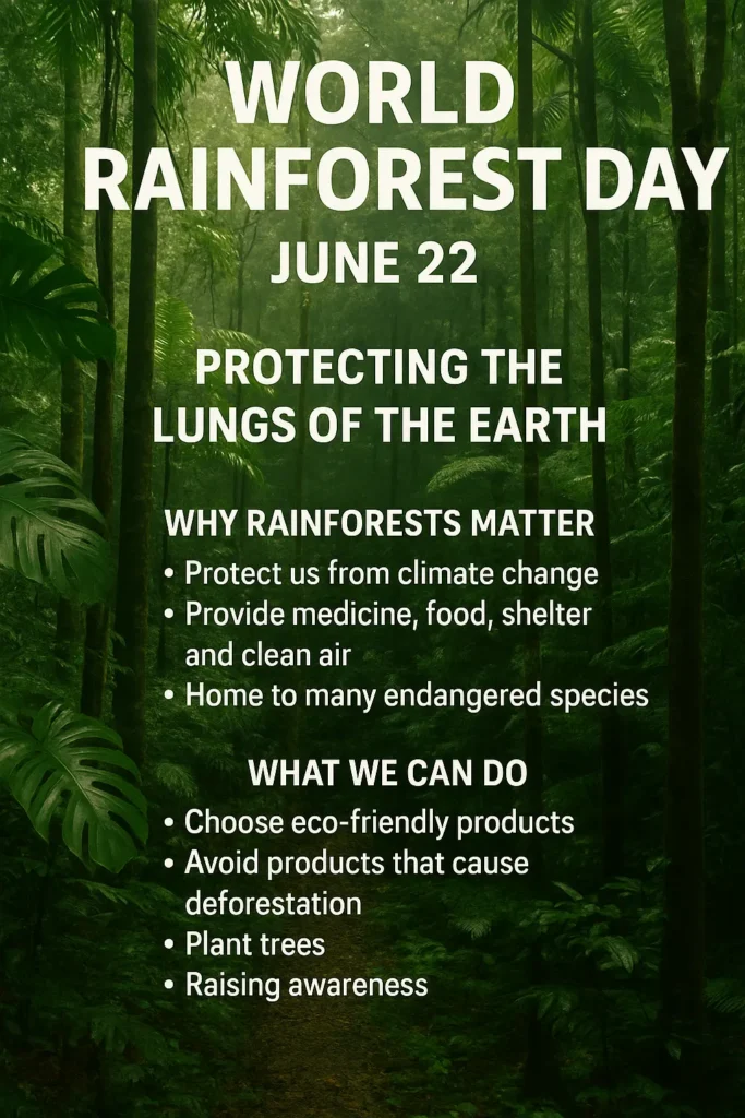 World Rainforest Day,