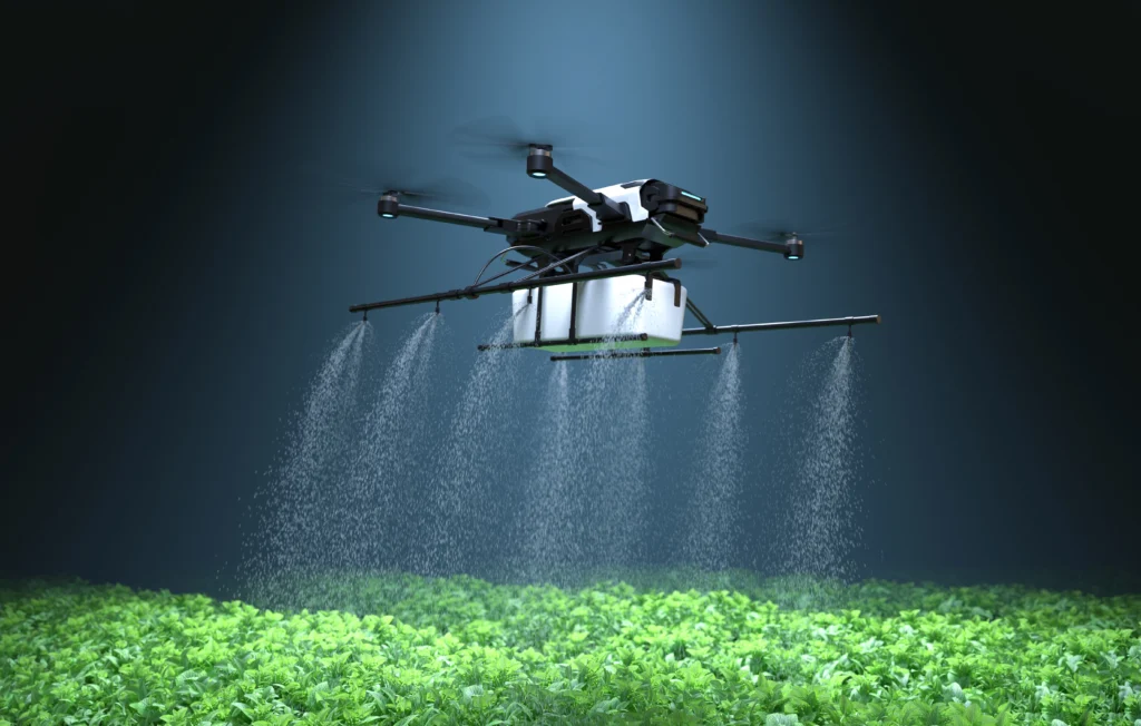 Roles of drone in agriculture.