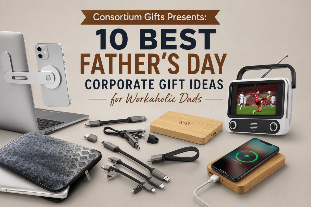 Consortium Gifts Presents: 10 Best Father’s Day Corporate Gift Ideas for Workaholic Dads