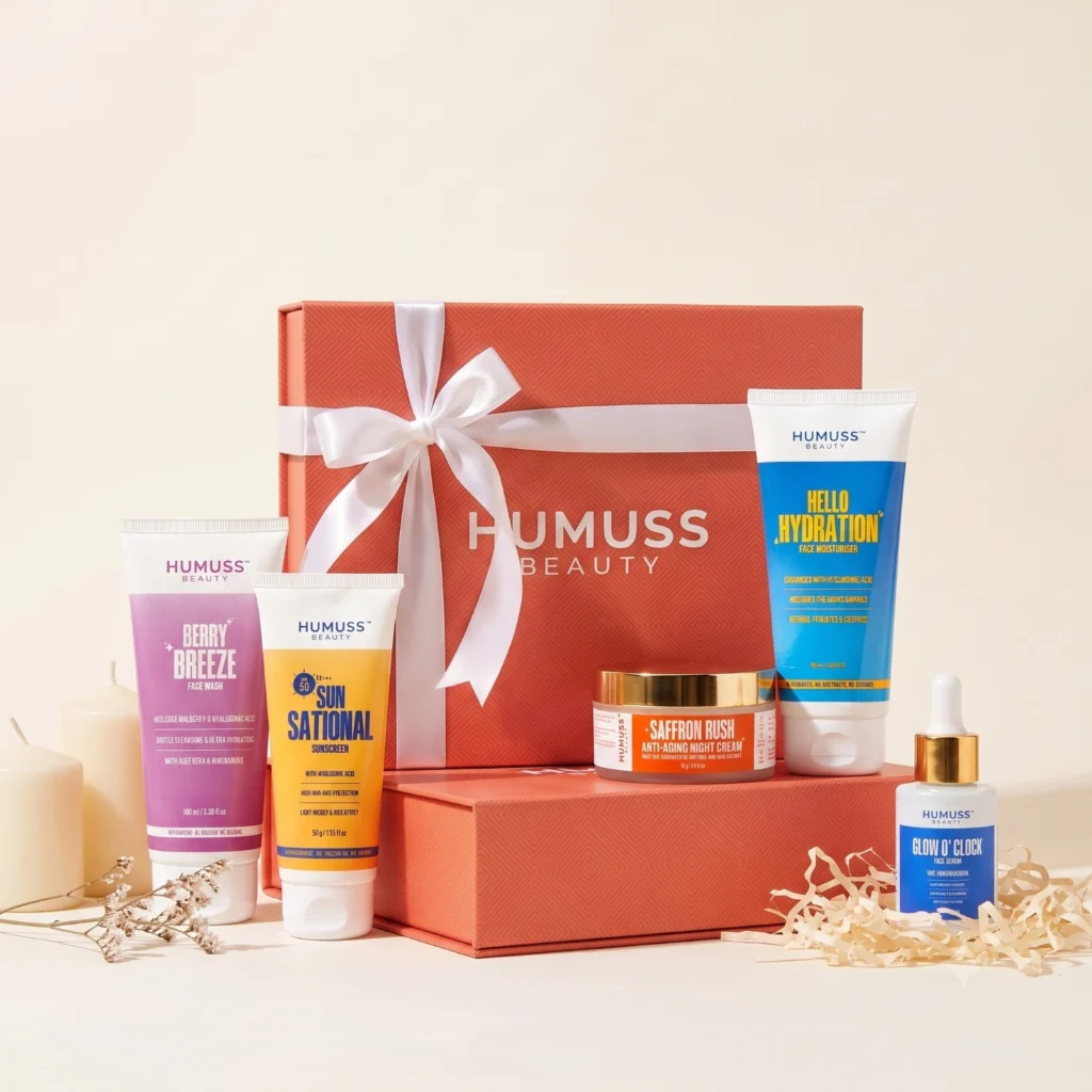 Dusserhra skincare gift sets: Humuss Beauty