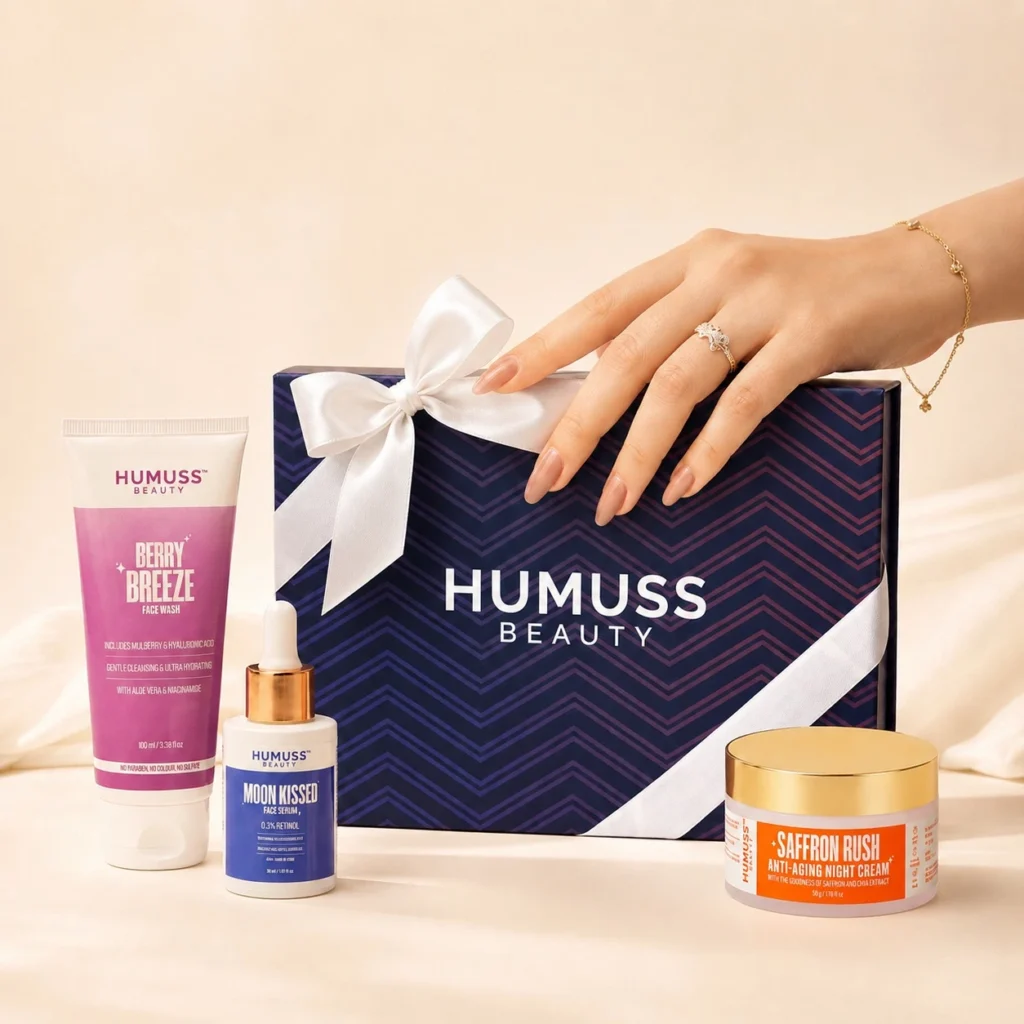 Dusserhra skincare gift sets: Humuss Beauty